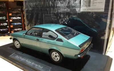 NOREV 1/18 - OPEL KADETT RALLY WINTERFEST - 1978 - TURQUOISE