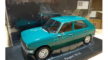 NOREV 1/18 - PEUGEOT 104 GL - 1977 - REGENCE BLUE
