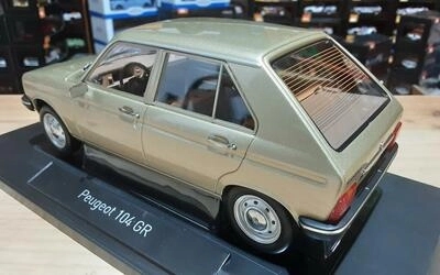 NOREV 1/18 - PEUGEOT 104 GR - 1981 - BEIGE METALLIC