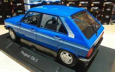 NOREV 1/18 - PEUGEOT 104 S - 1981 - IBIS BLUE