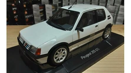 NOREV 1/18 - PEUGEOT 205 GTI 1.9 - 1989 - MEIJE WHITE
