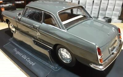 NOREV 1/18 - PEUGEOT 404 COUPE - 1967 - GRAPHITE GREY