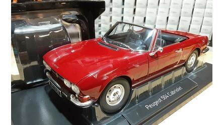 NOREV 1/18 - PEUGEOT 504 CABRIOLET COUPE - 1969 - ANDALOU RE