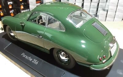 NOREV 1/18  - PORSCHE 356 COUPE - 1954 - GREEN