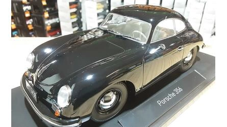 NOREV 1/18  - PORSCHE 356A COUPE - 1952 - BLACK