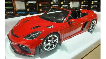 NOREV 1/18 - PORSCHE 718 SPYDER RS - 2023 - GUARDS RED