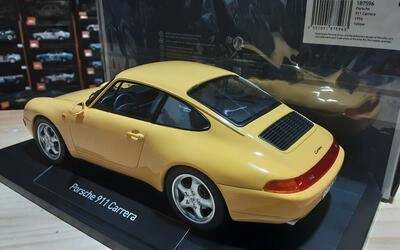 NOREV 1/18 - PORSCHE 911 CARRERA - 1994 - YELLOW