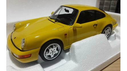 NOREV 1/18 - PORSCHE 911 CARRERA 2 - 1992 - YELLOW LIMITED E