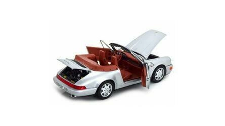 NOREV 1/18 - PORSCHE 911 CARRERA 2 CABRIOLET - 1990 - SILVER