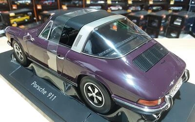 NOREV 1/18  - PORSCHE 911 E TARGA - 1971 - VIOLET