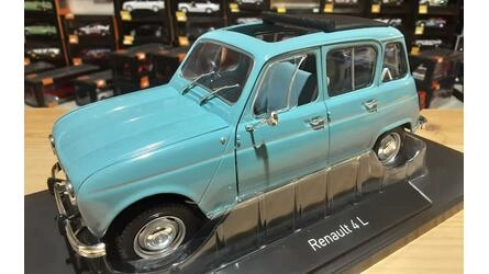 NOREV 1/18 - RENALULT 4 L - FRENCH BLUE - 1966