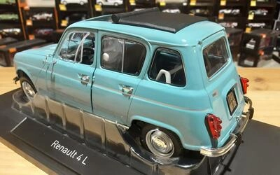 NOREV 1/18 - RENALULT 4 L - FRENCH BLUE - 1966