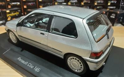 NOREV 1/18 - RENALULT CLIO 16S - 1992 - ICEBERG GREY
