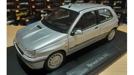 NOREV 1/18 - RENALULT CLIO 16S - 1992 - ICEBERG GREY