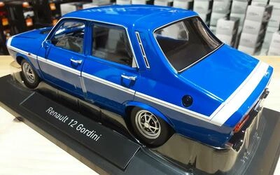 NOREV 1/18 - RENAULT  12 GORDINI - 1971 - BLUE DE FRANCE