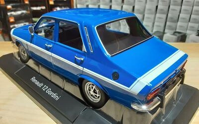 NOREV 1/18 - RENAULT 12 GORDINI - BLUE DE FRANCE - 1971