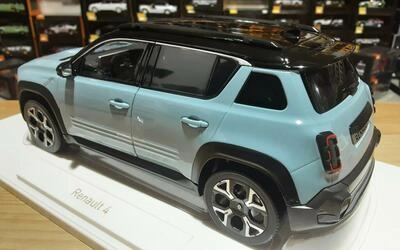 NOREV 1/18 - RENAULT 4 E-TECH 100% ELECTRIC - 2025 - CLOUD B