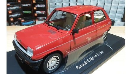 NOREV 1/18 - RENAULT 5 ALPINE TURBO - RED - 1982