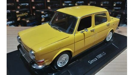 NOREV 1/18 - SIMCA 1000 LS - 1974 - MAYA YELLOW