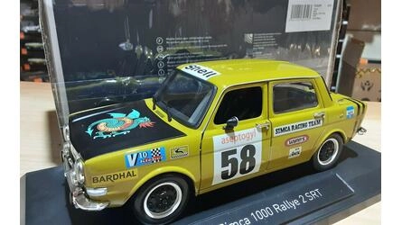 NOREV 1/18 - SINCA1000 RALLYE 2 SRT - Nº 58  - ACIDE GREEN  