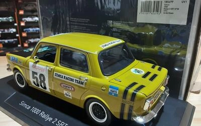 NOREV 1/18 - SINCA1000 RALLYE 2 SRT - Nº 58  - ACIDE GREEN  