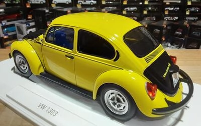 NOREV 1/18 - VW 1303 - 1973 - YELLOW-BLACK RACER