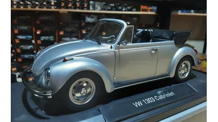 NOREV 1/18 - VW 1303 CABRIOLET - 1973 - SILVER