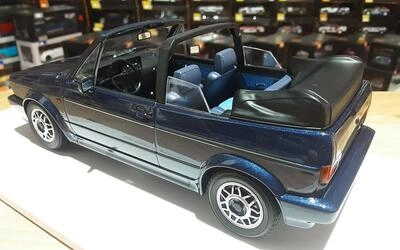 NOREV 1/18 - VW GOLF CABRIOLET QUARTETT - 1992 - INCA BLUE M
