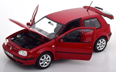 NOREV 1/18 - VW GOLF IV  - 2002 - RED