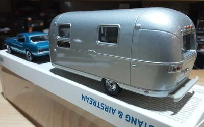 NOREV 1/43 -  FORD MUSTANG - 1968 - METALLIC BLUE  AIRSTREAM