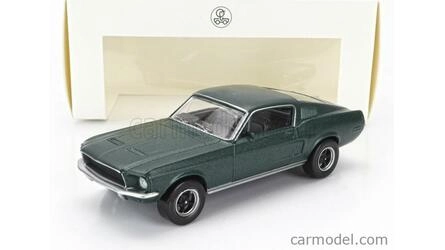 NOREV 1/43 -  FORD MUSTANG FASTBACK - 1968 - SATIN GREEN MET