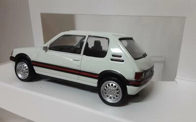 NOREV 1/43 -  PEUGEOT 205 GTI - MEIJE WHITE - 1986