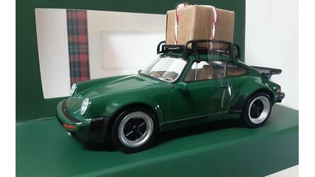 NOREV 1/43 -  PORSCHE 911 930 TURBO COUPE CHRISTMAS - GREEN 