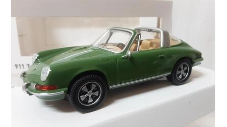 NOREV 1/43 -  PORSCHE 911 TARGA - OLIVE GREEN - 1969