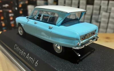 NOREV 1/43 - CITROEN AMI 6 - MONTE CARLO BLUE - 1966