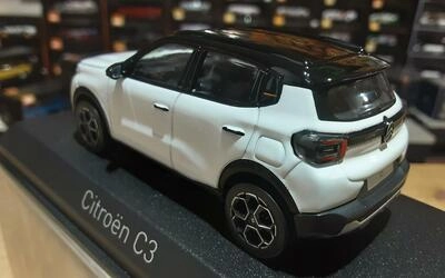 NOREV 1/43 - CITROEN C3 - 2024 - POLAR WHITE/BLACK ROOF