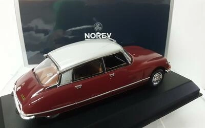 NOREV 1/43 - CITROEN DS 23 PALLAS - 1972 - GRENADE RED AND S