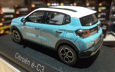 NOREV 1/43 - CITROEN  E-C3 - 2024 - MONTE CARLO BLUE / WHITE