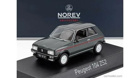 NOREV 1/43 - PEUGEOT 104 ZS 2 - 1979 - VULCAIN GREY