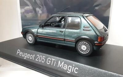 NOREV 1/43 - PEUGEOT 205 1.9 GTi MAGIC - SORRENTO GREEN - 19