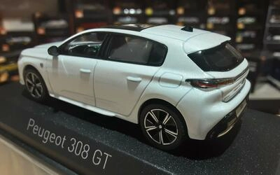 NOREV 1/43 - PEUGEOT 308 GT - 2021 - PEARL WHITE