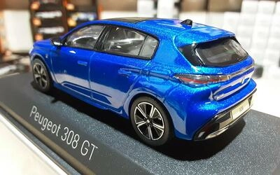 NOREV 1/43 - PEUGEOT 308 GT - 2021 - VERTIGO BLUE