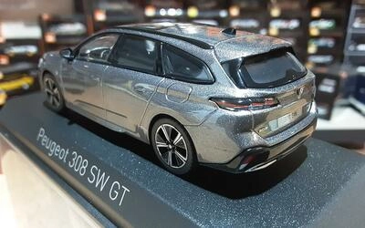 NOREV 1/43 - PEUGEOT 308 SW GT - 2021 - PLATINIUM GREY