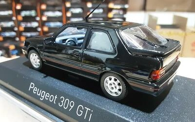 NOREV 1/43 - PEUGEOT 309 GTI - BLACK - 1987