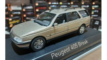 NOREV 1/43 - PEUGEOT 405 BREAK - 1991 - MAYFAIR BEIGE METALL
