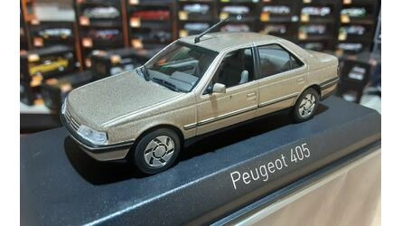 NOREV 1/43 - PEUGEOT 405 SRI - 1991 - MAYFAIR BEIGE METALLIC