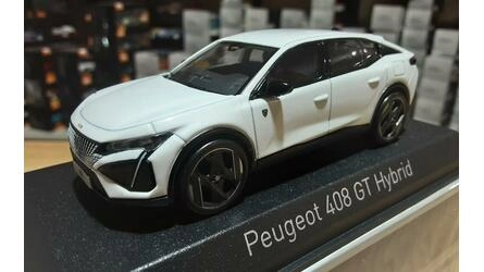 NOREV 1/43 - PEUGEOT 408 GT HYBRID - 2023 - PEARL WHITE