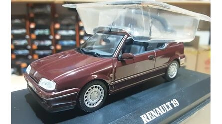NOREV 1/43 - RENAULT 19 PHASE I CABRIOLET BROWN 1990