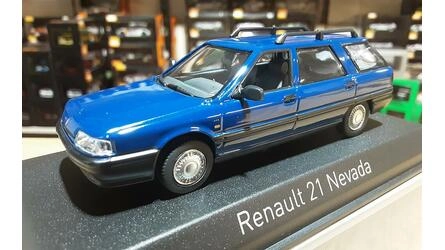 NOREV 1/43 - RENAULT 21 NEVADA SW - BLUE - 1998