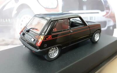 NOREV 1/43 - RENAULT 5 ALPINE - BLACK - 1977
